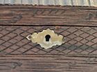 Antique Victorian Wood Carved Flower Old German Black Forest Style Jewelry Box
