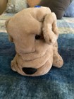 Vintage Shar Pei Plush Dog 11  Dated 1985  brown  Jrl Toys