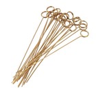 50x Floral Picks Clips Wire Floral Place Card Holder 6in Photo Memo Holder Pick