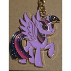 My Little Pony Keychain Charm  Twilight Sparkle  Metal Enamel   Sparkles Mlp New