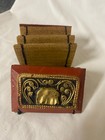 Asian Burmese Parabaik Folding Book Zodiac Signs Buddhist Elephants