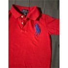 Polo Ralph Lauren Boys 4t Red Big Pony Polo Shirt Blue  3 Sleeve