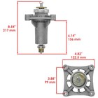 46  Deck Spindles Blade Belt Pulley Kit For Husqvarna Yth20k46 Yth22v46 Yth21k46