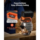 Uimoso Cordless 18v Brushless Compact Variable Speed Wood Router Palm Trimmer