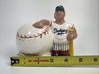 Vintage Home Run Bank Brooklyn Dodgers Player Ceramic Piggy Bank W Orig  Stopper