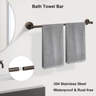 4 Piece Antique Bathroom Hardware Accessories Set Oil Rubbed Bronze 24 Inch Towe
