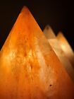 Himalayan Pink Salt Lamp Pyramid Shape With Power Switch Cord 7-9  Height 6-7lbs