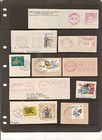  t28   About 60 Nsw  Town Stamp Cancels On Envelope Piece