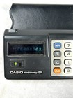 Vintage Casio Memory-8r Calculator W  Case Works