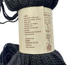 Black Wool Pak Yarn Pure New Zealand 14 Ply Large Hank Bulky 310 Yards 250 Grams
