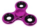 4 Pcs Metal Hand Spinner Tri Fidget Spinner 3d Desk Focus Toy Edc Metallic Color
