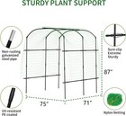 Naizea Extra Tall Garden Arch Trellis 87  H Arbor Plant Support Trellis Archway