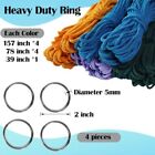  With Instruction Book Tutorials Metal Rings 4mm Macrame Plant Hanger Kit