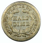 1844 Seated Liberty Half Dime   Nice Vf Very Fine   Priced Right 