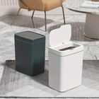 Kitchen Trash Can With Lid  4 Gallon Multipurpose Smart Trash Bin