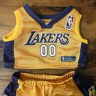 Build A Bear Nba La Lakers Basketball Jersey And Shorts Set