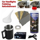 Cars Headlight Renovator Liquid Polymer Polishing Kits For Headlamp Restoration