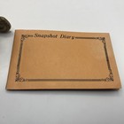 Vintage 1950s Snapshot Diary Photo Album B w Family Group 2 5x3 5 Lot Photos