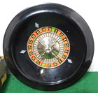 Vintage 1940s Ap Games Bakelite Roulette Wheel 10  Complete Set Box Mat Ball