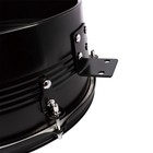 Percussion 13    14  Timbales Drum Set With Stand And Cowbell Black