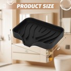 2-pack Self-draining Silicone Soap Dish - Anti-slip Bar Soap Holder For Shower 