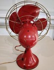 Emerson Electric Co Antique Red Metal Fan Working 