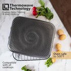 Diamondclad Hybrid Nonstick Roasting Pan With Rack  Stainless Steel  Pfoa-free -