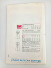 Vintage Vogue Dress Sewing Pattern 7592 Size 12 Uncut Ff