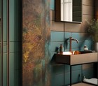 Real Copper Wall Panel     Handmade Metal Sheet Art     Bathroom   Spa Decor