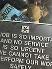 Pacific Telesis Safety Sign Pac Bell Employee Plastic 12x9 Telephone