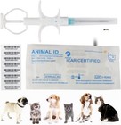100 Pcs 1 4x8mm Pet Mini Microchips Animal Dog Cat Id Tag Rfid Chips Syringe