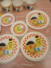 19 Piece Plates Chilton Globe Sesame Street Big Bird Muppets Bert Erie Dishes