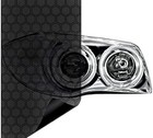 Extra-wide Headlight Taillight Vinyl Tint Wrap 16 Inch X 60 Inch Roll  hex 