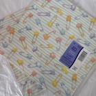 Vintage Hallmark 1993 Folded Gift Wrap Lot Of 22 New Baby Shower Safety Pins