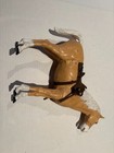 Vintage 1960s Marx Johnny West Thunderbolt Horse Action Figure Toy Saddle