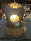 Small Antique Diver Helmet With Led Indirect Lighting  Japan Free Shipping