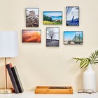      4x6 Picture Frame     Black Front Loading Wall Or Tabletop Photo Frame  Set