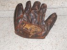 1940 s Mw-sporting Goods   Johnny Hopp Baseball Glove  60-4215   Rare   