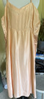 Vintage 1940s Pink Satin Full Slip Nightgown Nwt Corette Creations