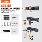 Vevor Garden Tool Organizer Adjustable Garage Wall Mounted Storage Rack Holder