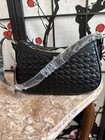 Disney Boxlunch Mickey Ear Pattern Cross Body Or Shoulder Bag - Black