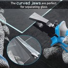 6  Glass Running Pliers For Glass Cutting Key Fob Pliers Glass Breaking Plier   