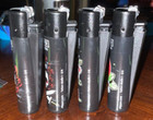 Clipper Refillable Lighter Lighters Set Of 4 Tattoo Skull
