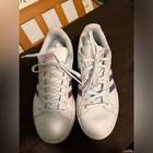 Farm Rio X Adidas Grand Court Leather Floral White Pink Women s Size 6