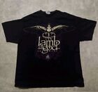 2007 Lamb Of God Sacrament Black Distressed Holes Band T-shirt - Adult Xl