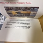 Vtg Xm966 High Mobility Weapons Carrier Military Production Brochure Xm 966