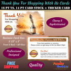 200 Ct Classy Ebay Seller Thank You For Your Purchase Cards  Buy 2 Get 1 Free