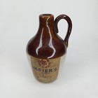 Antique 1900s Uhl Pottery Advertising Stoneware Jug Meier s Silverton Ohio