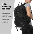 Mier Basketball Backpack Large Sports  Bag With Ball  Holder For Men Women   new