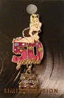 Hard Rock Cafe Sacramento Sexy Blonde Girl 50 Years Dangle Pin   720338